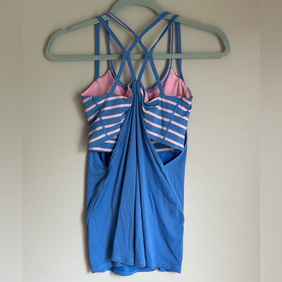 IVIVVA By Lululemon Tank Top Bundle Girls Size 14 Sleeveless Racerback Pink Blue - Picture 11 of 13